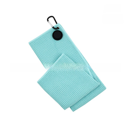 Magnetic Microfiber Golf Towel with Waffle Pattern