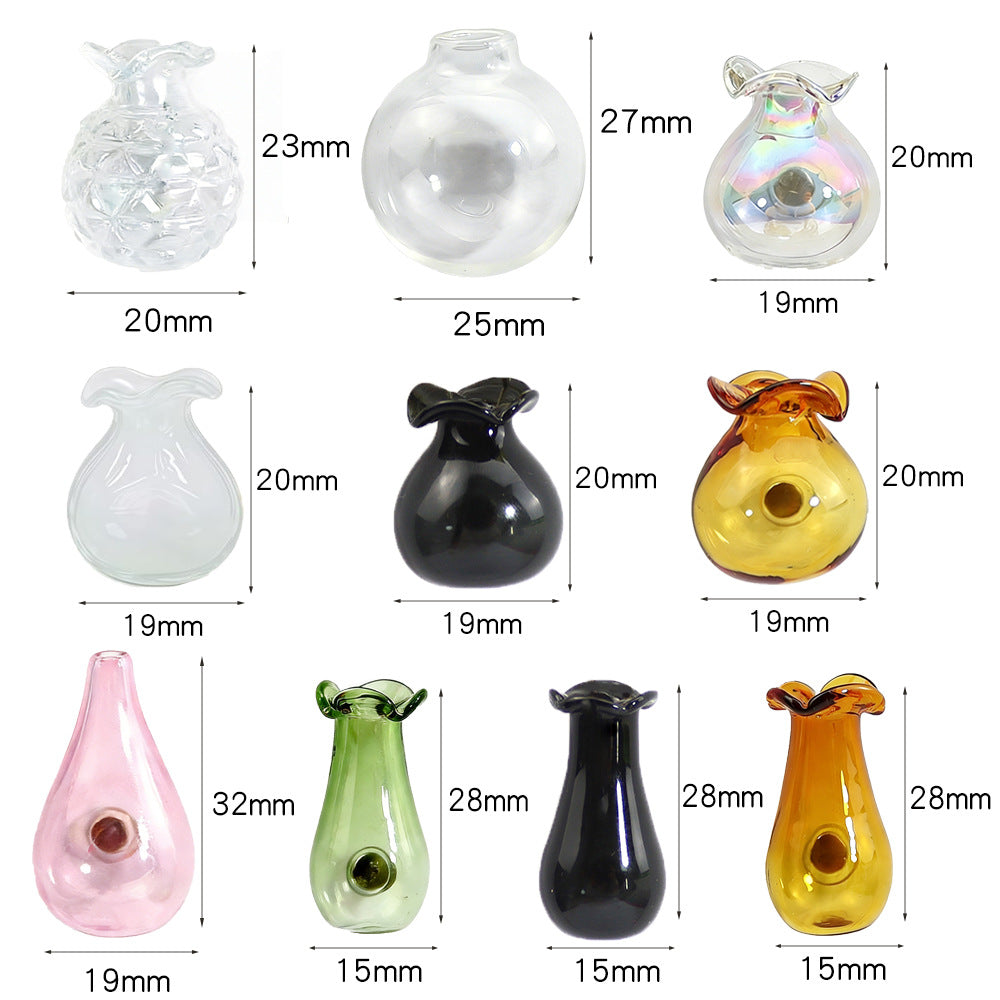 Magnetic Mini Glass Vase Refrigerator Magnets