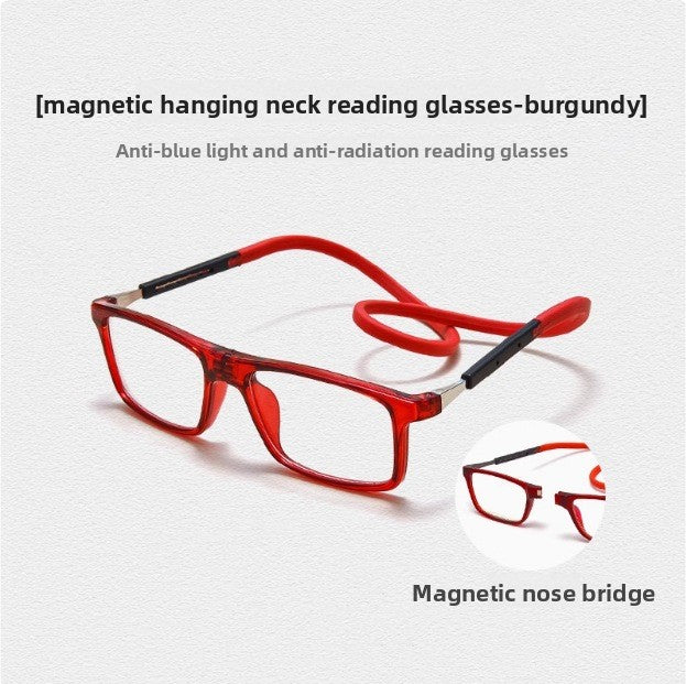 Magnetic Neck Reading Glasses with Blue Light Protection