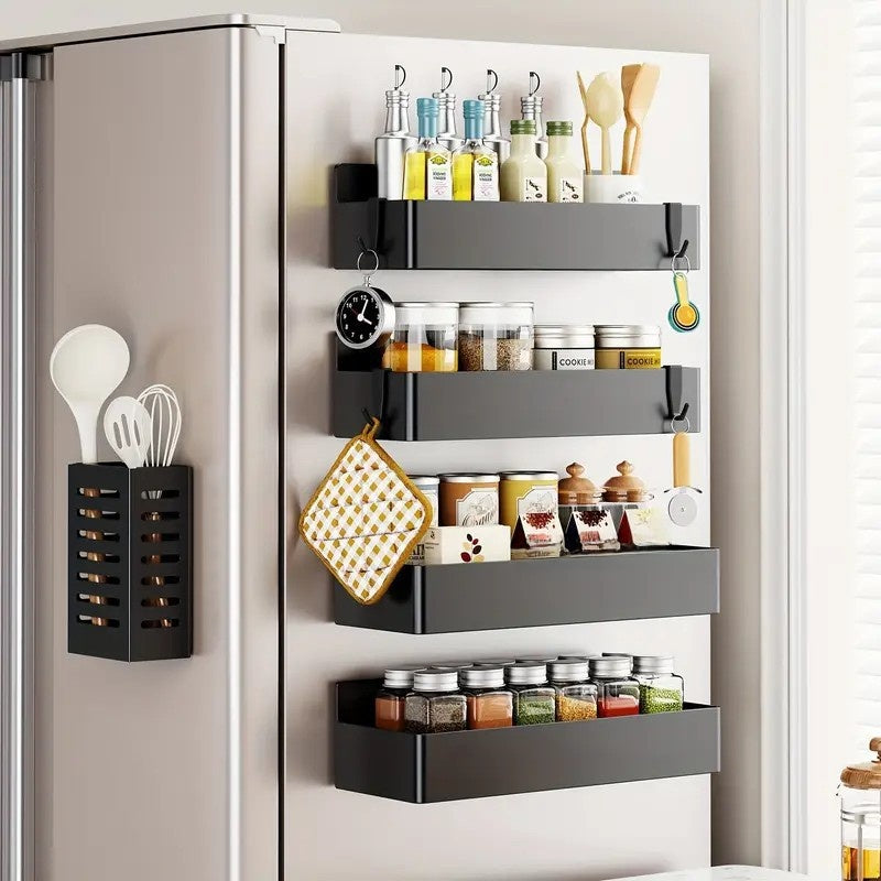 Magnetic No-Drill Refrigerator Shelf