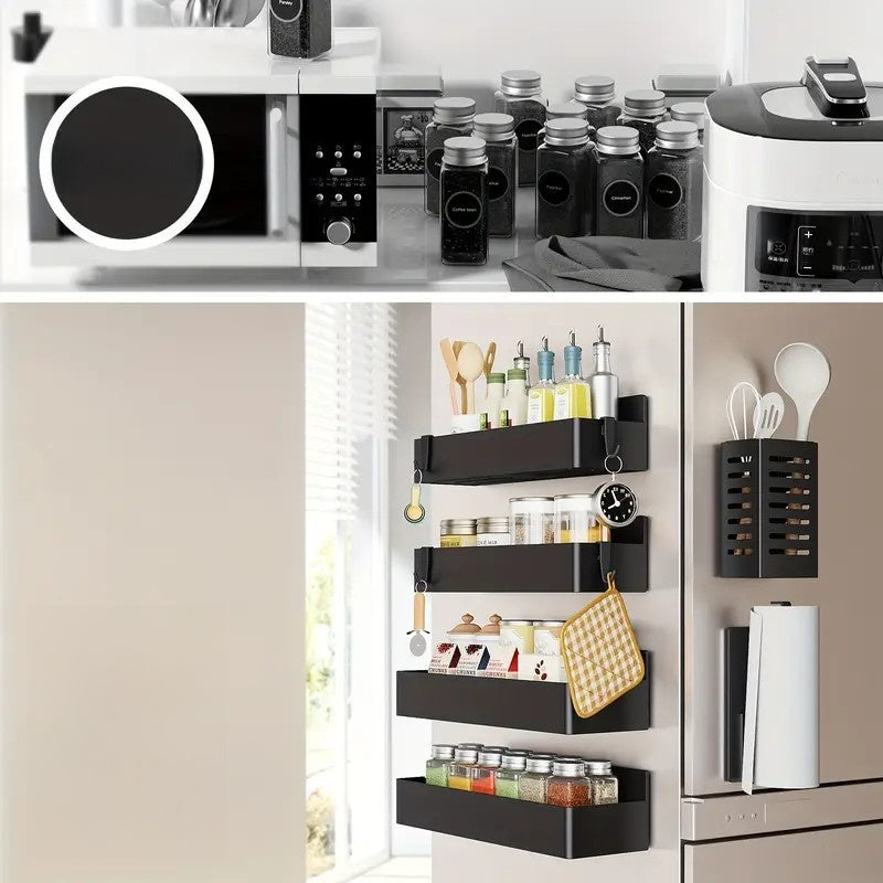 Magnetic No-Drill Refrigerator Shelf