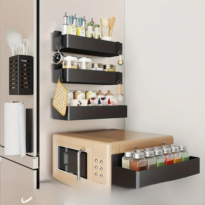 Magnetic No-Drill Refrigerator Shelf