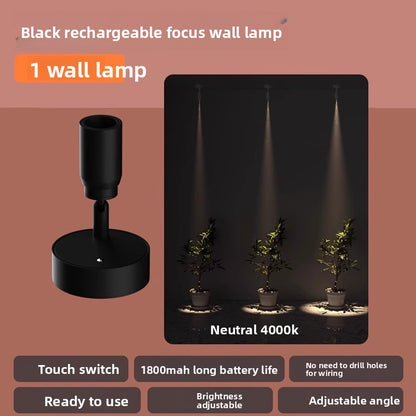 Magnetic No-Drill Spotlight