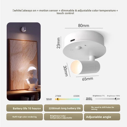 Magnetic No-Drill Spotlight