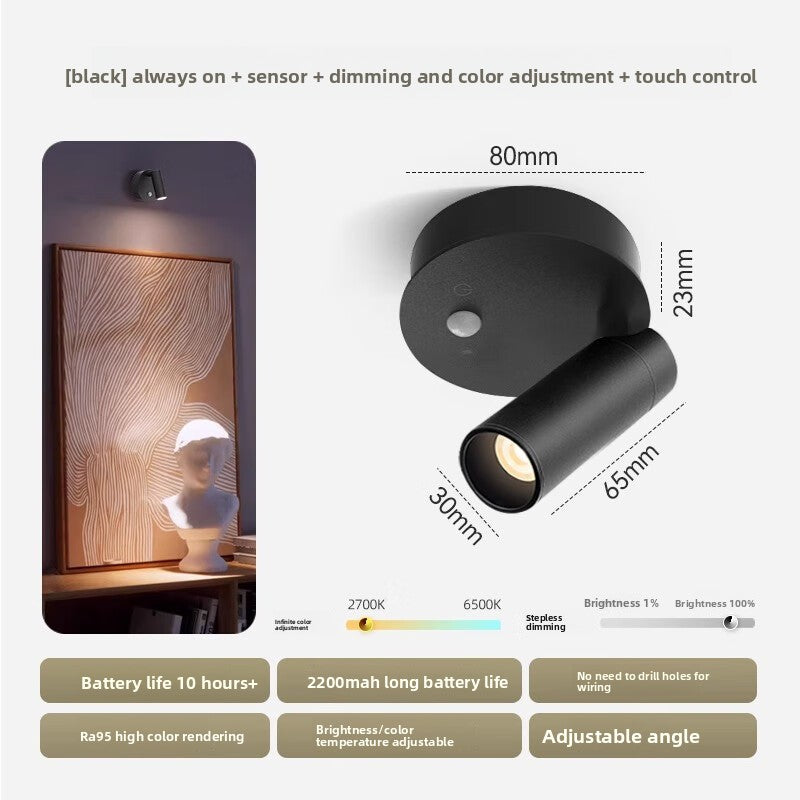 Magnetic No-Drill Spotlight