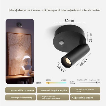 Magnetic No-Drill Spotlight