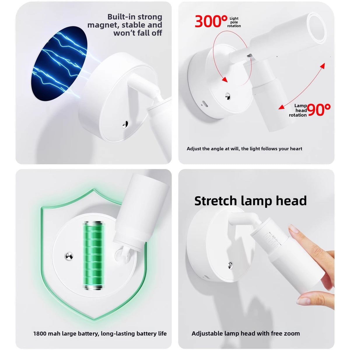 Magnetic No-Drill Spotlight