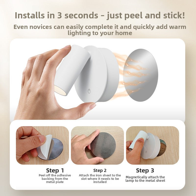 Magnetic No-Drill Spotlight
