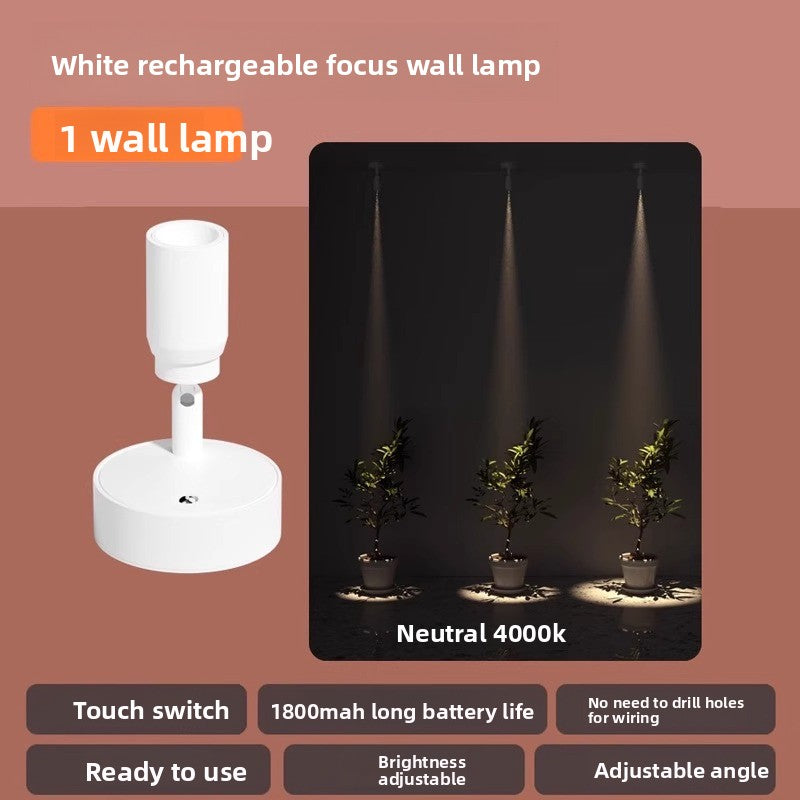 Magnetic No-Drill Spotlight