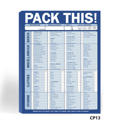 Magnetic Notepad for Food Lists and Time Management