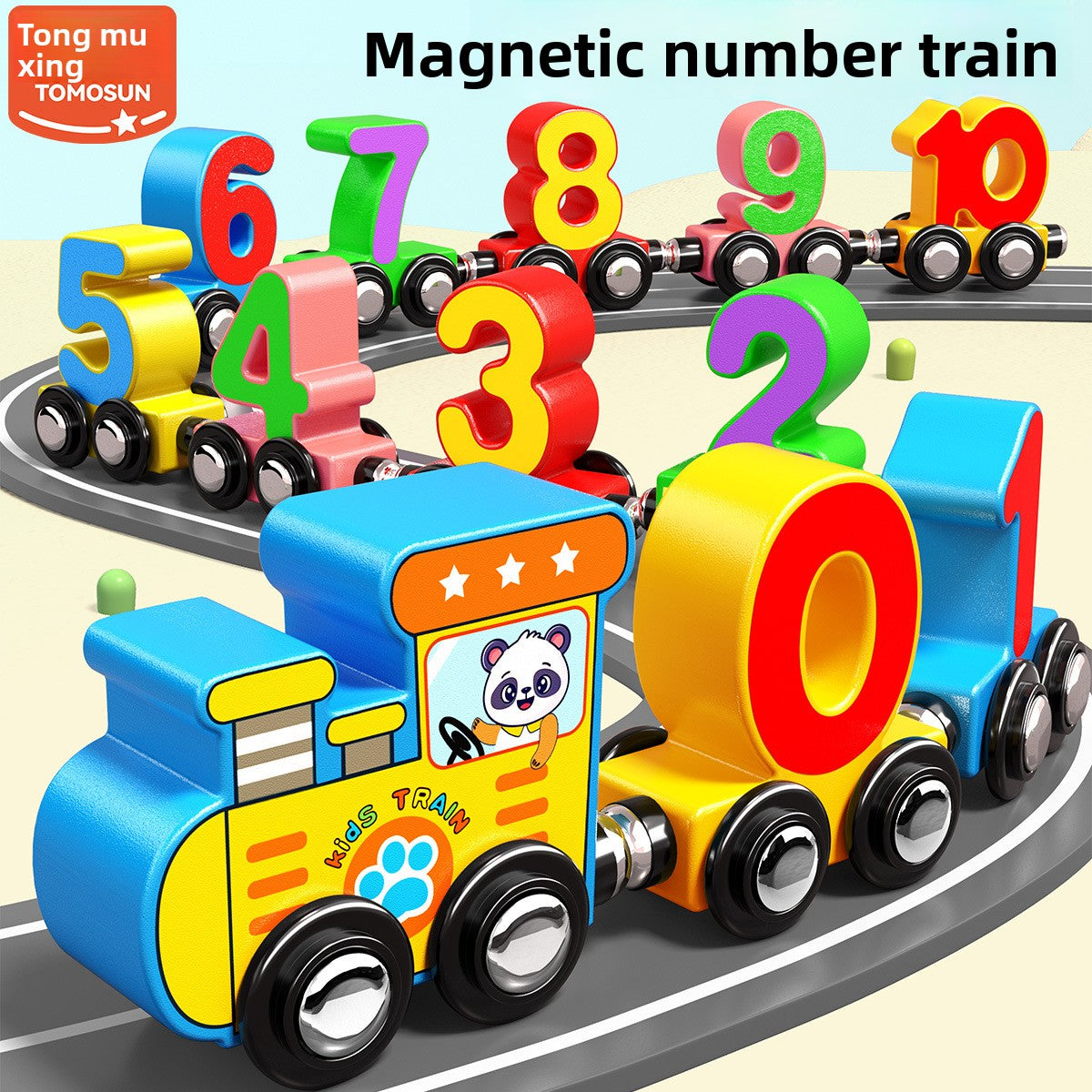 Magnetic Number Toy Train