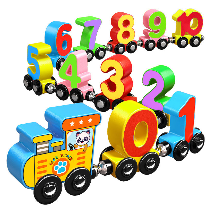 Magnetic Number Toy Train