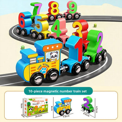 Magnetic Number Toy Train