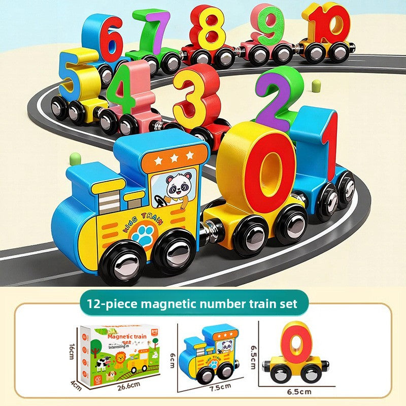 Magnetic Number Toy Train