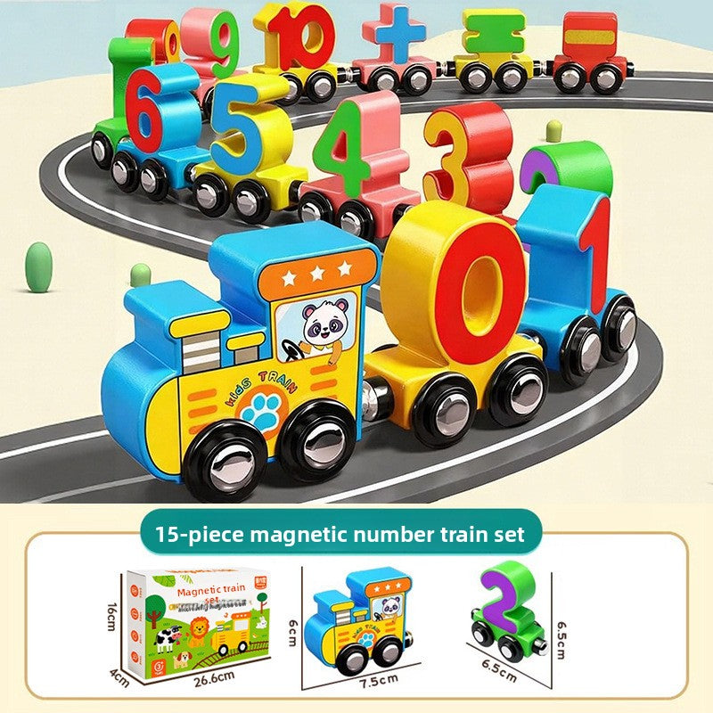 Magnetic Number Toy Train