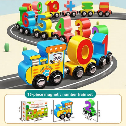 Magnetic Number Toy Train