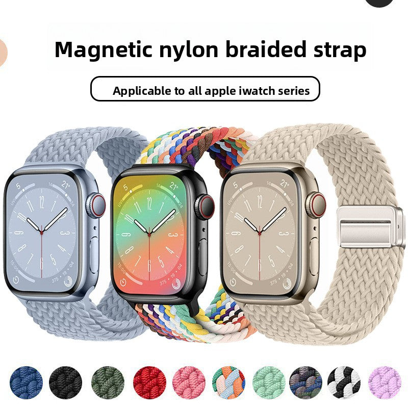 Magnetic Nylon Watch Strap