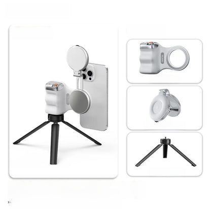 Magnetic Phone Camera Grip with Zoom Control