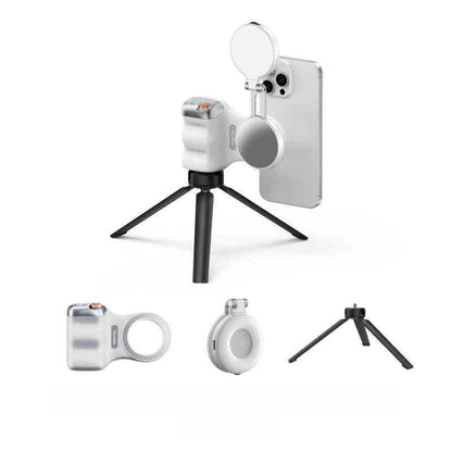 Magnetic Phone Camera Grip with Zoom Control