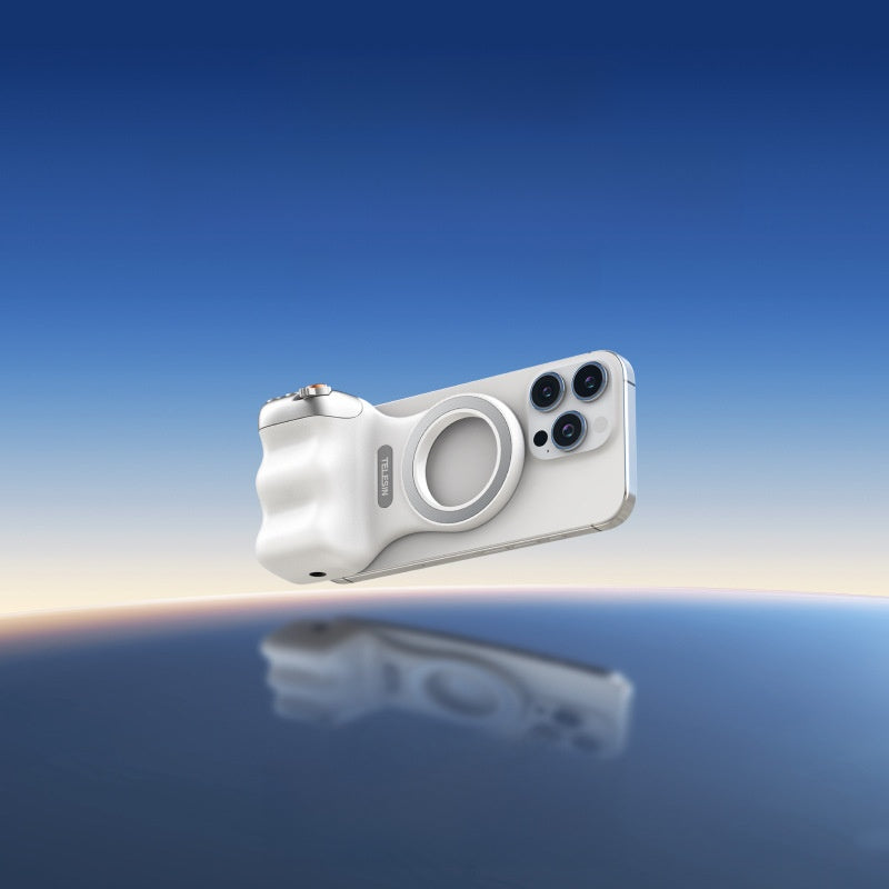 Magnetic Phone Camera Grip with Zoom Control