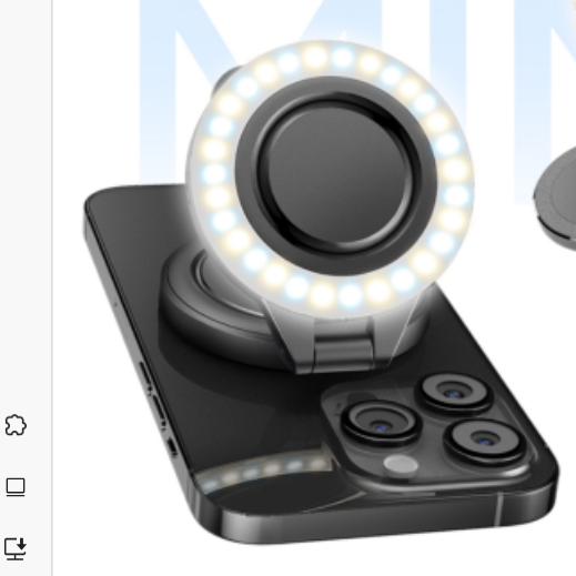 Magnetic Phone Camera Stabilizer with Bluetooth Remote