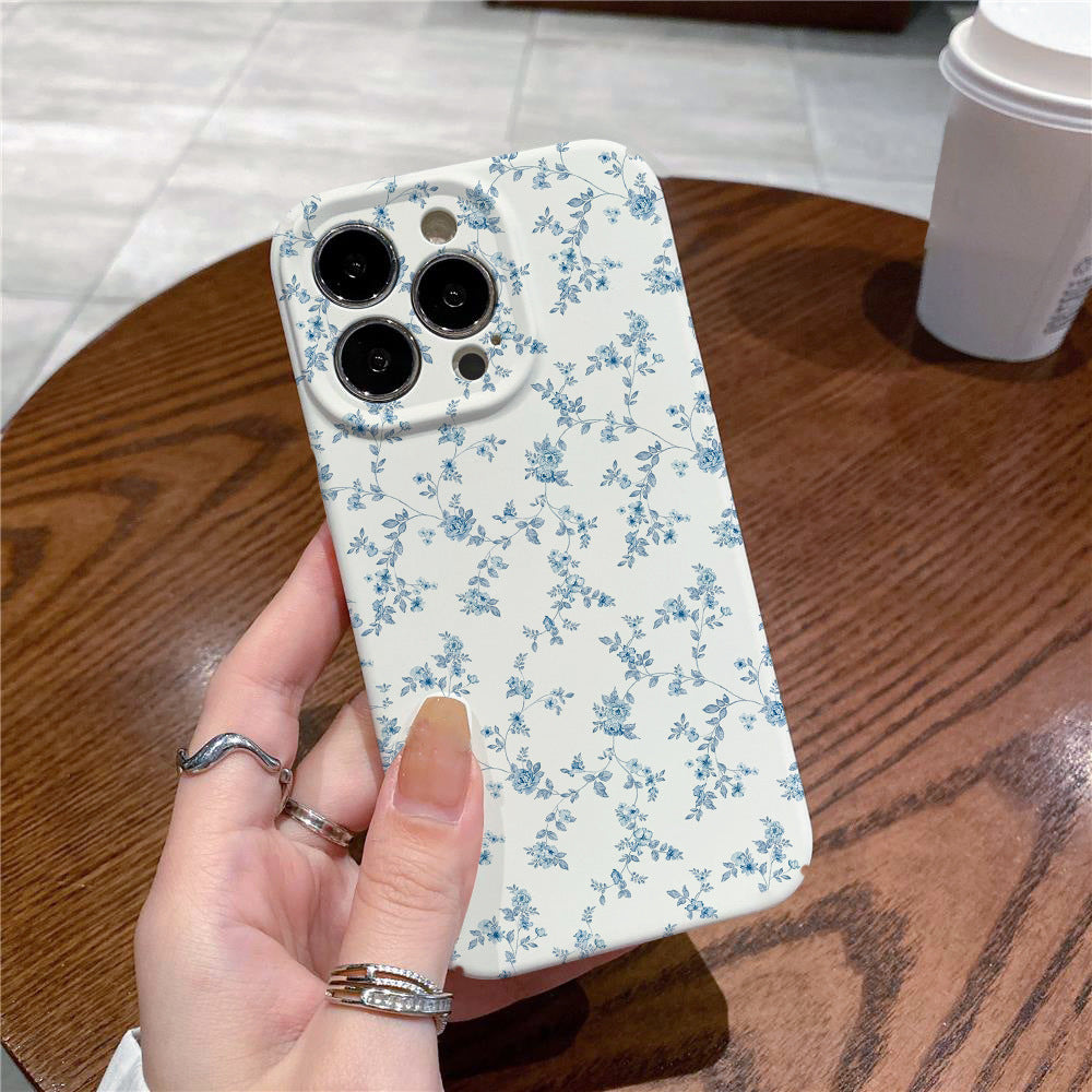 Magnetic Phone Case Floral Design for iPhone