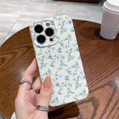 Magnetic Phone Case Floral Design for iPhone