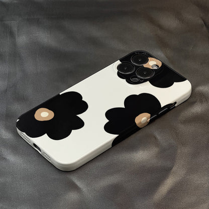 Magnetic Phone Case Floral Design for iPhone