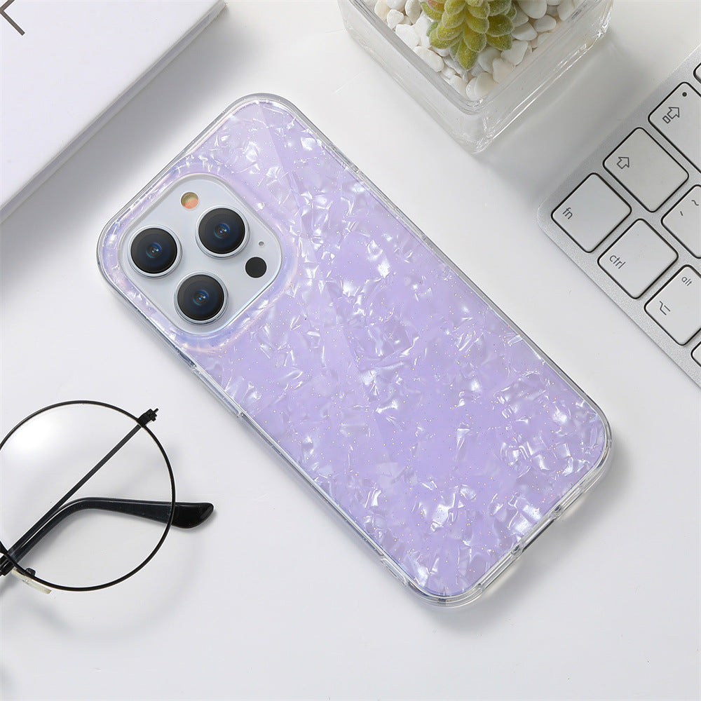 Magnetic Phone Case for iPhone with Glitter Shell Design