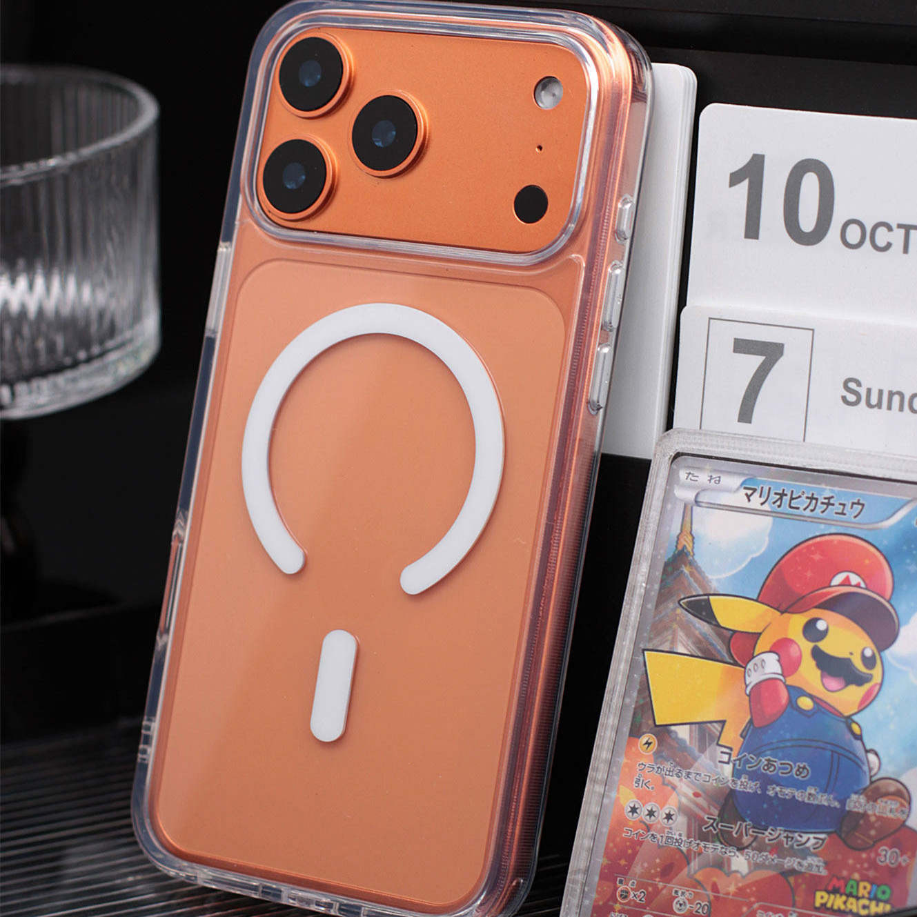 Magnetic Phone Case with Card Holder