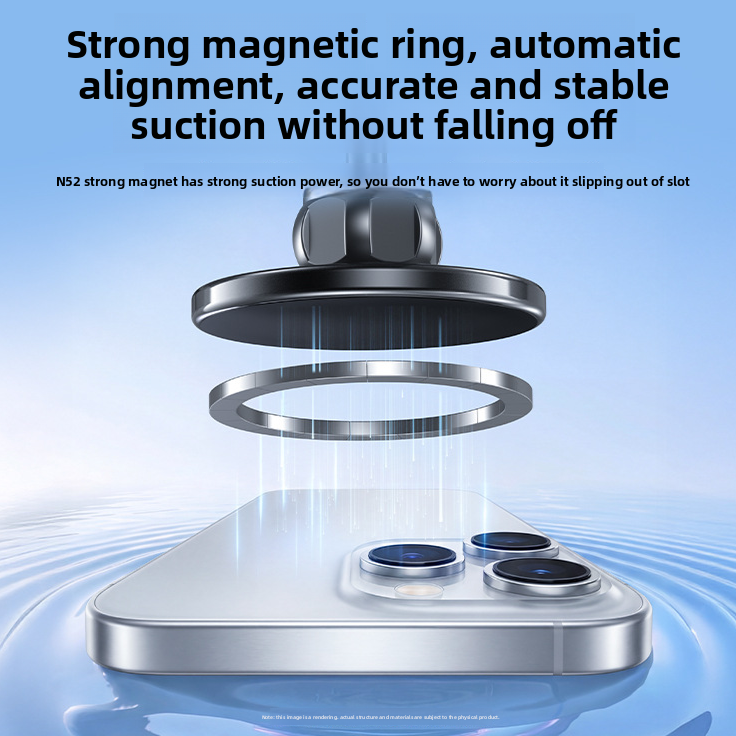 Magnetic Phone Holder with 360 Rotation