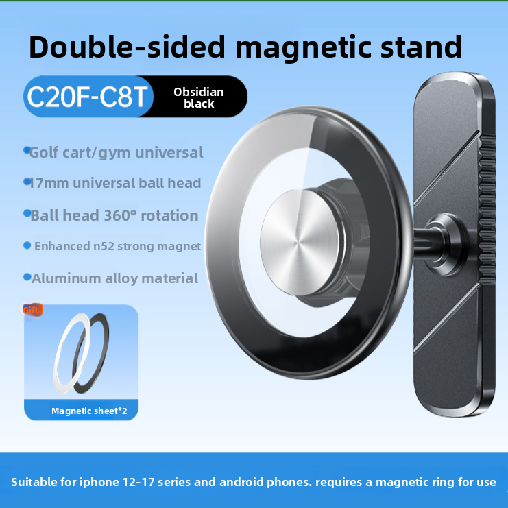 Magnetic Phone Holder with 360 Rotation