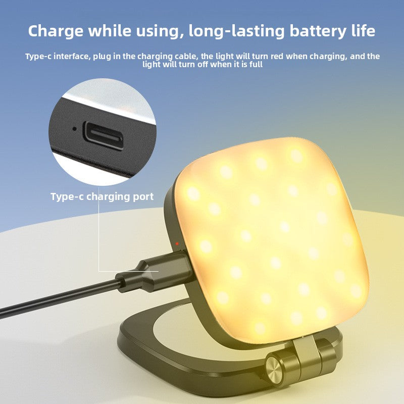 Magnetic phone light enhancer