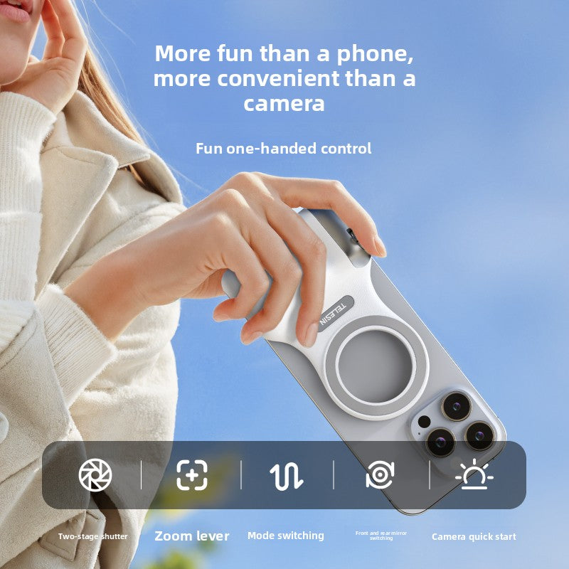 Magnetic Phone Shooting Stabilizer with Bluetooth Remote