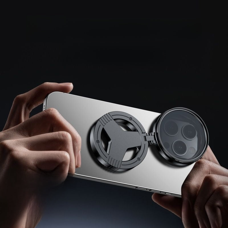 Magnetic polarizing filter lens