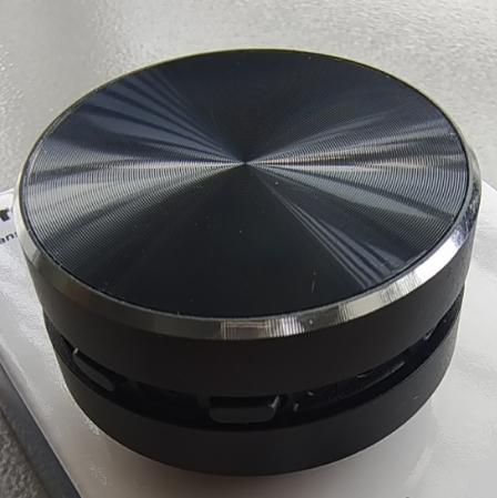 Magnetic portable stereo metal small steel gun resonance sound bone conduction wireless bluetooth speaker