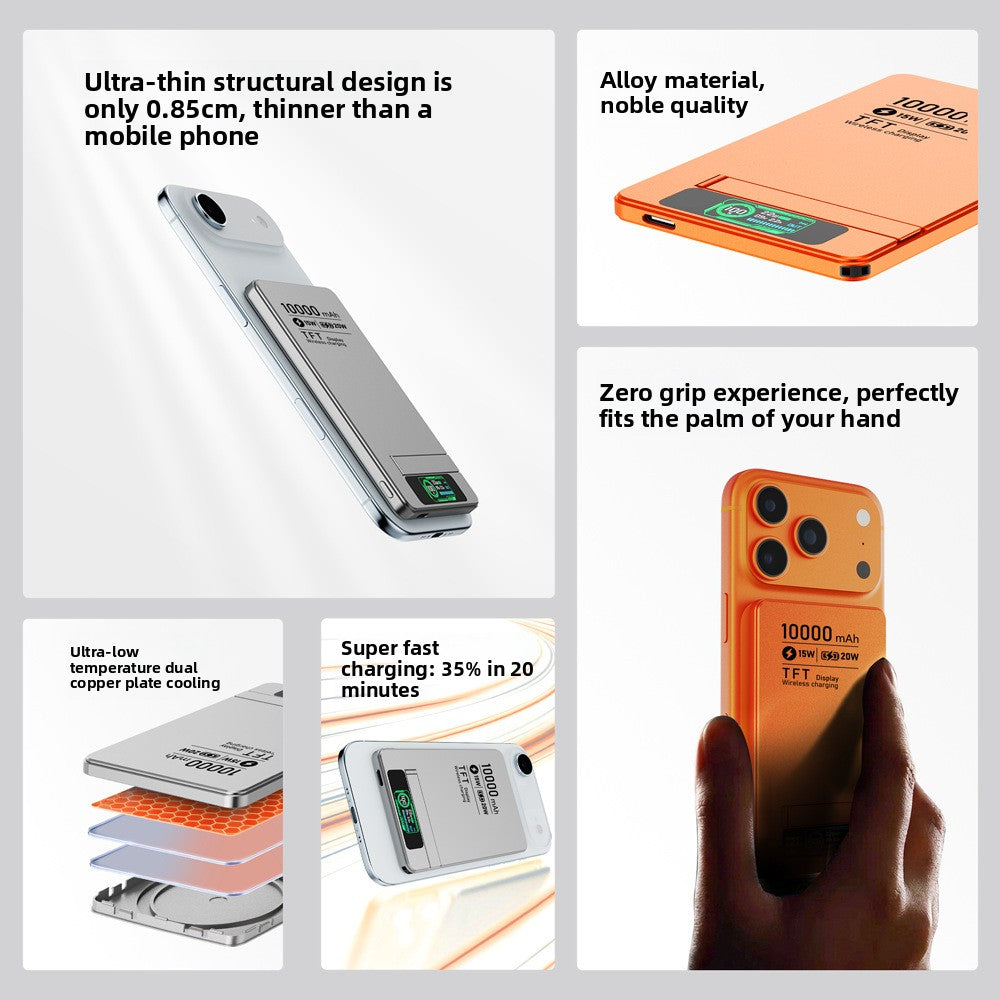 Magnetic Power Bank with Stand