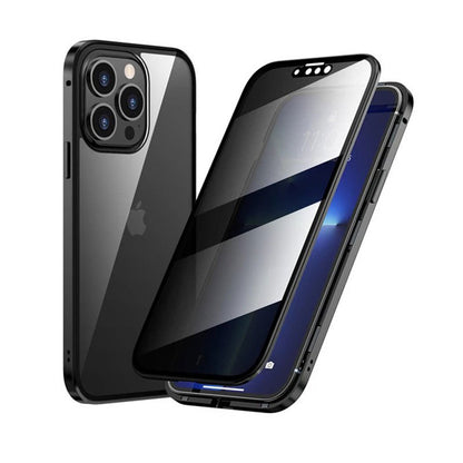 Magnetic Privacy Protection Metal Phone Case