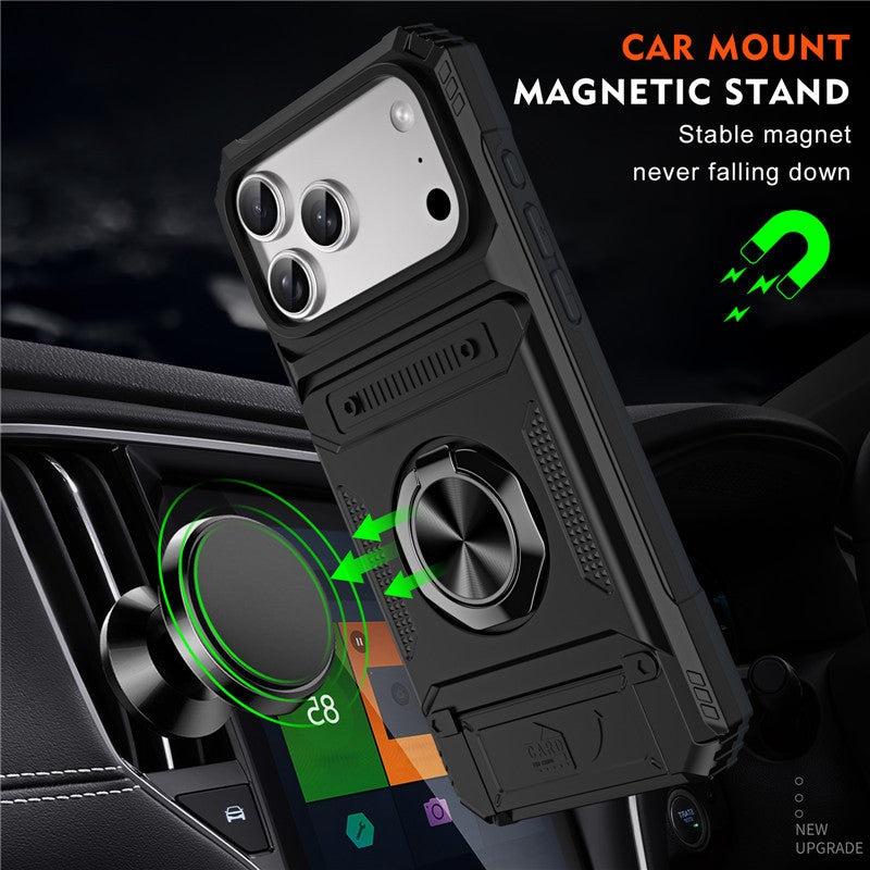 Magnetic Protective Phone Case with Stand