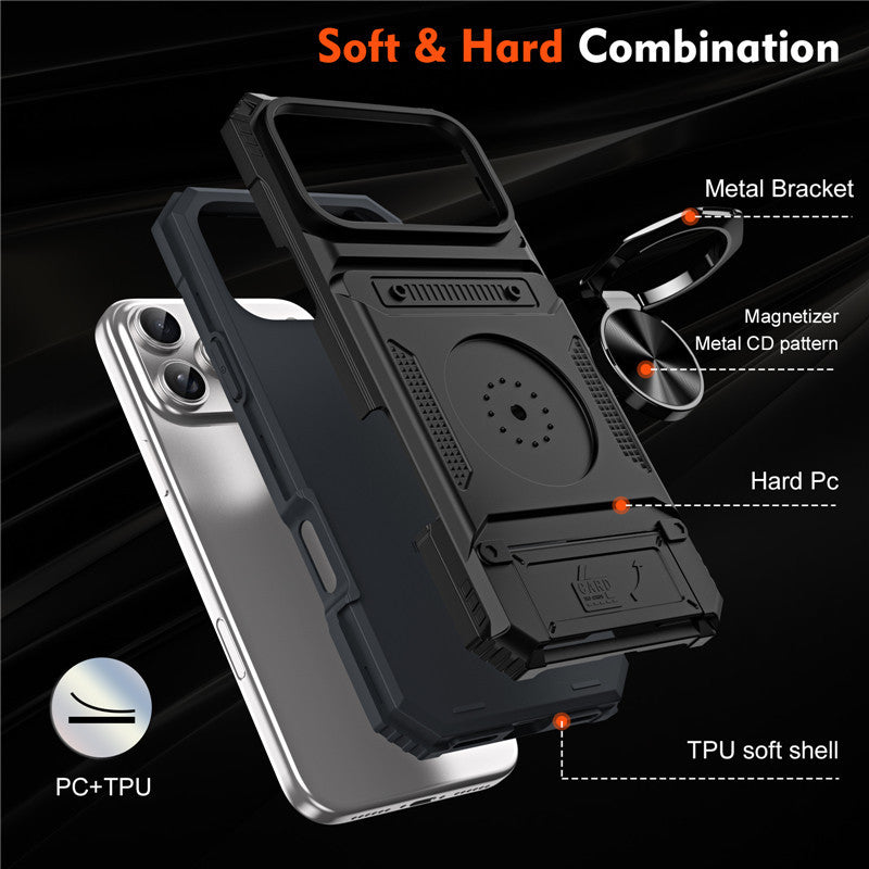 Magnetic Protective Phone Case with Stand