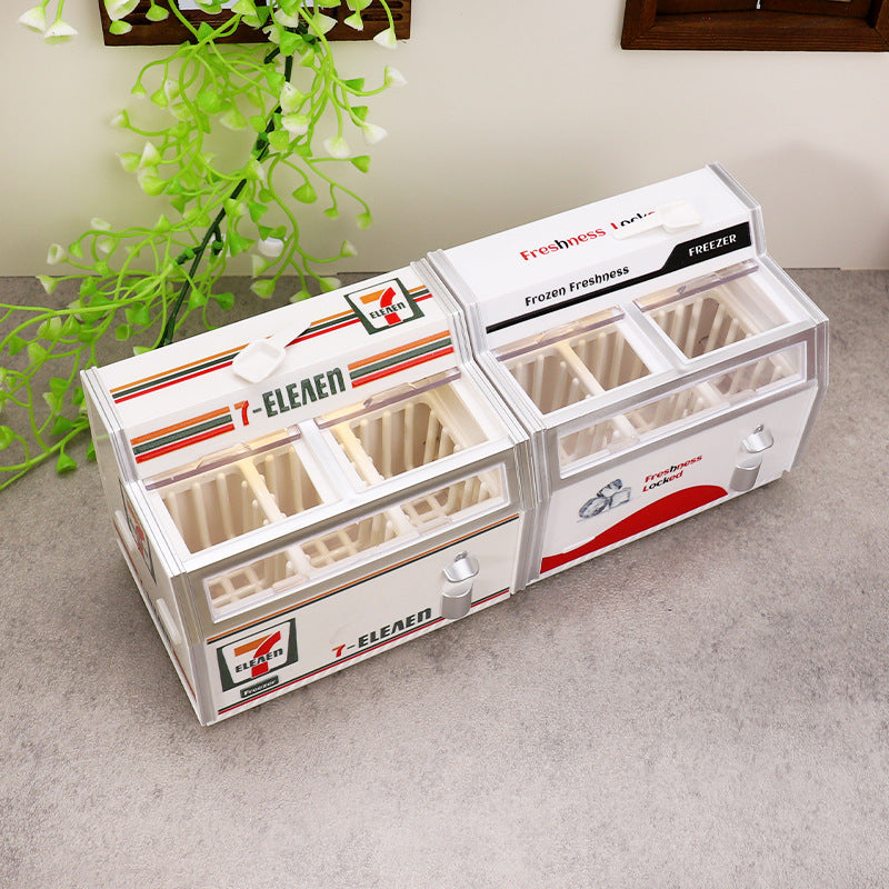 Magnetic refrigerator stick horizontal simulation freezer