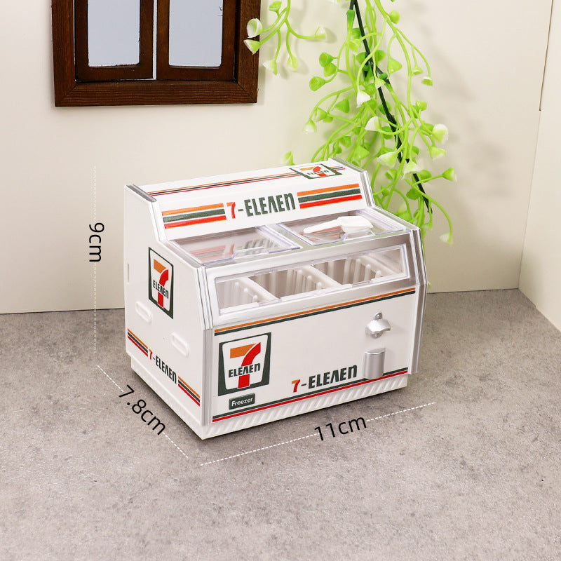 Magnetic refrigerator stick horizontal simulation freezer