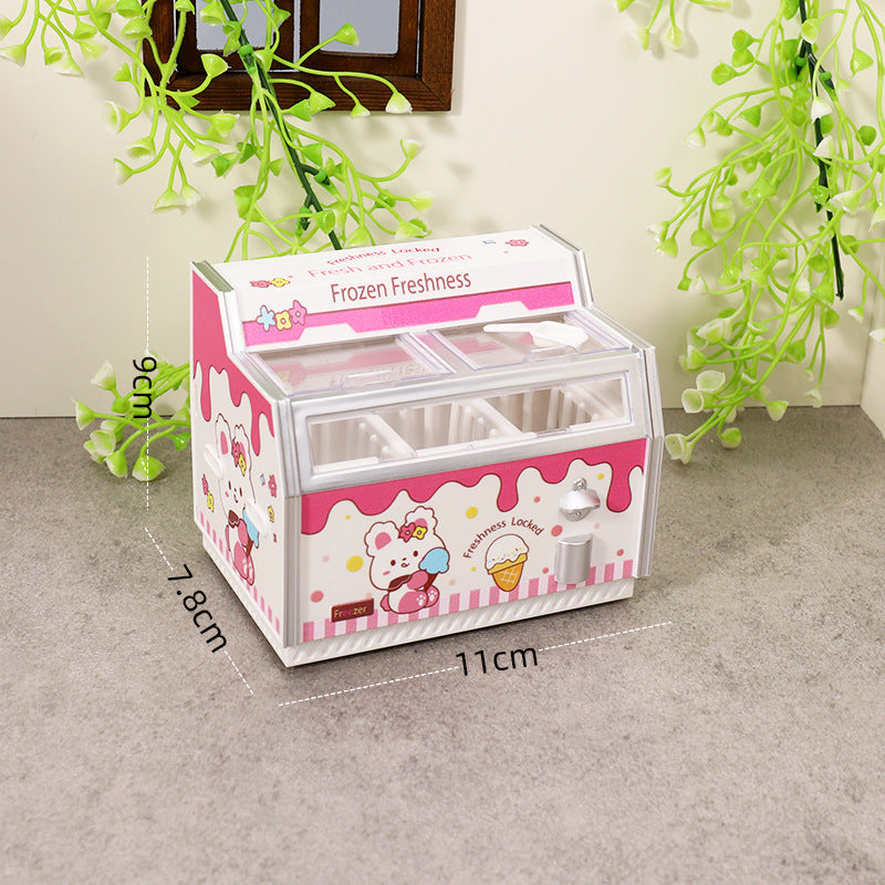 Magnetic refrigerator stick horizontal simulation freezer