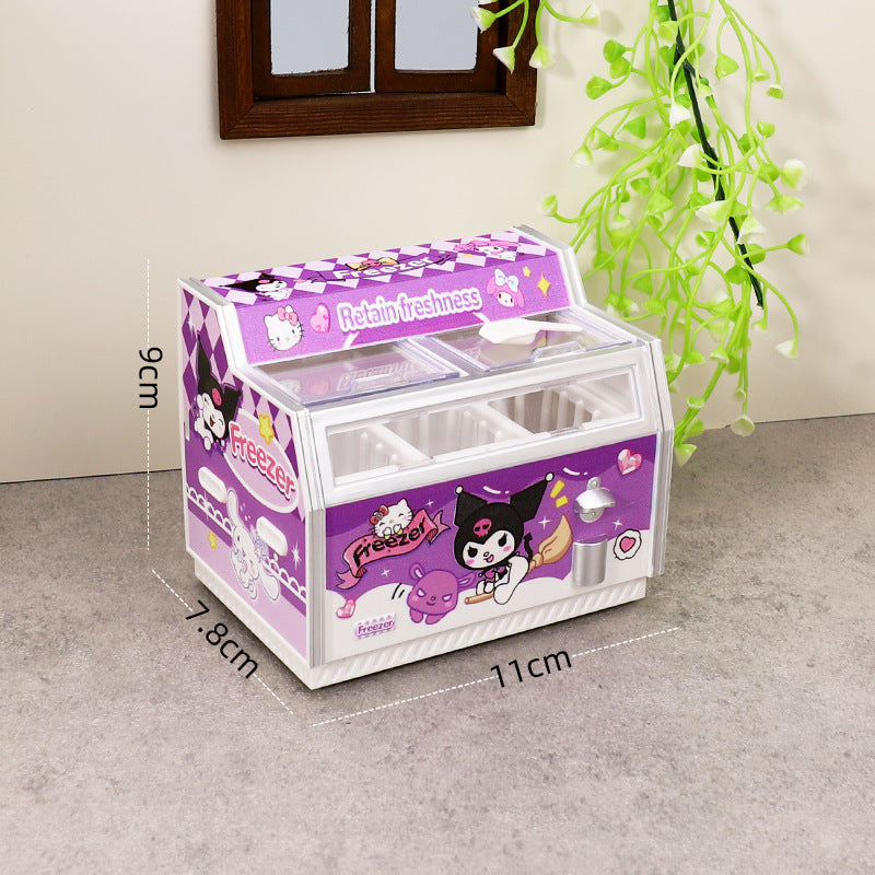 Magnetic refrigerator stick horizontal simulation freezer