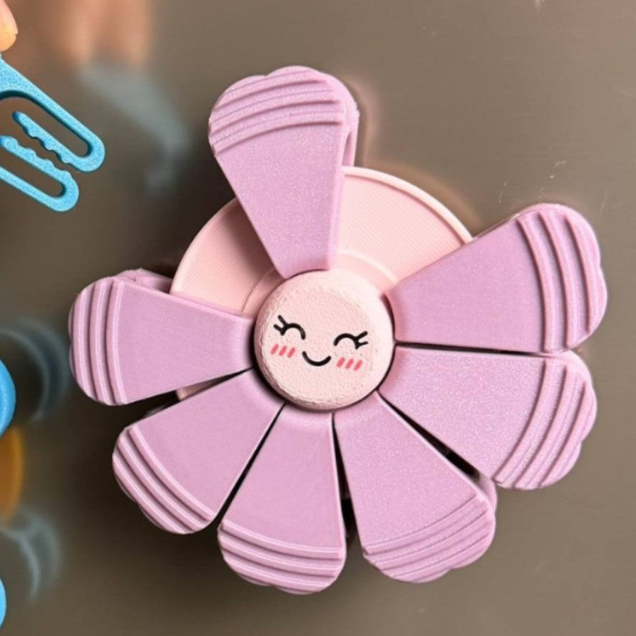 Magnetic refrigerator storage clip