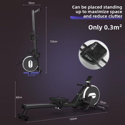 Magnetic Resistance Rowing Machine for Indoor Exercise and Fitness Training