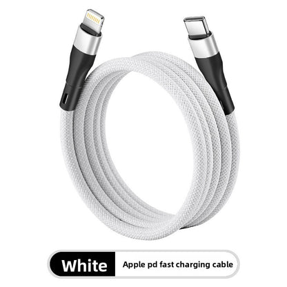 Magnetic Retractable Charging Cable for Fast Charging