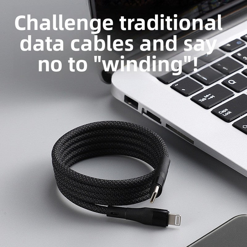 Magnetic Retractable Charging Cable for Fast Charging