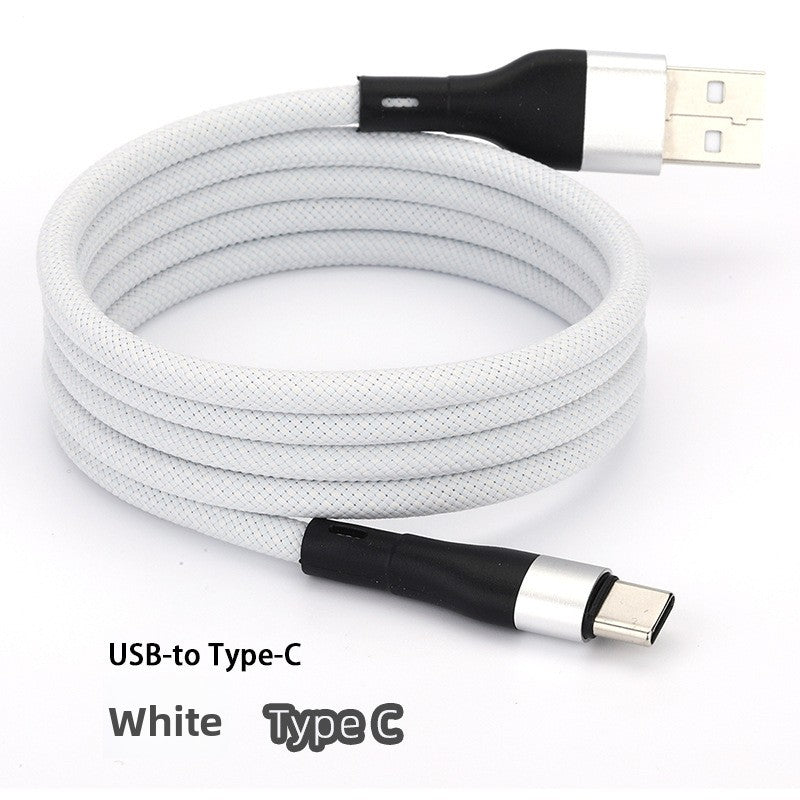 Magnetic Retractable Charging Cable for Fast Charging