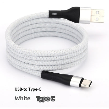 Magnetic Retractable Charging Cable for Fast Charging